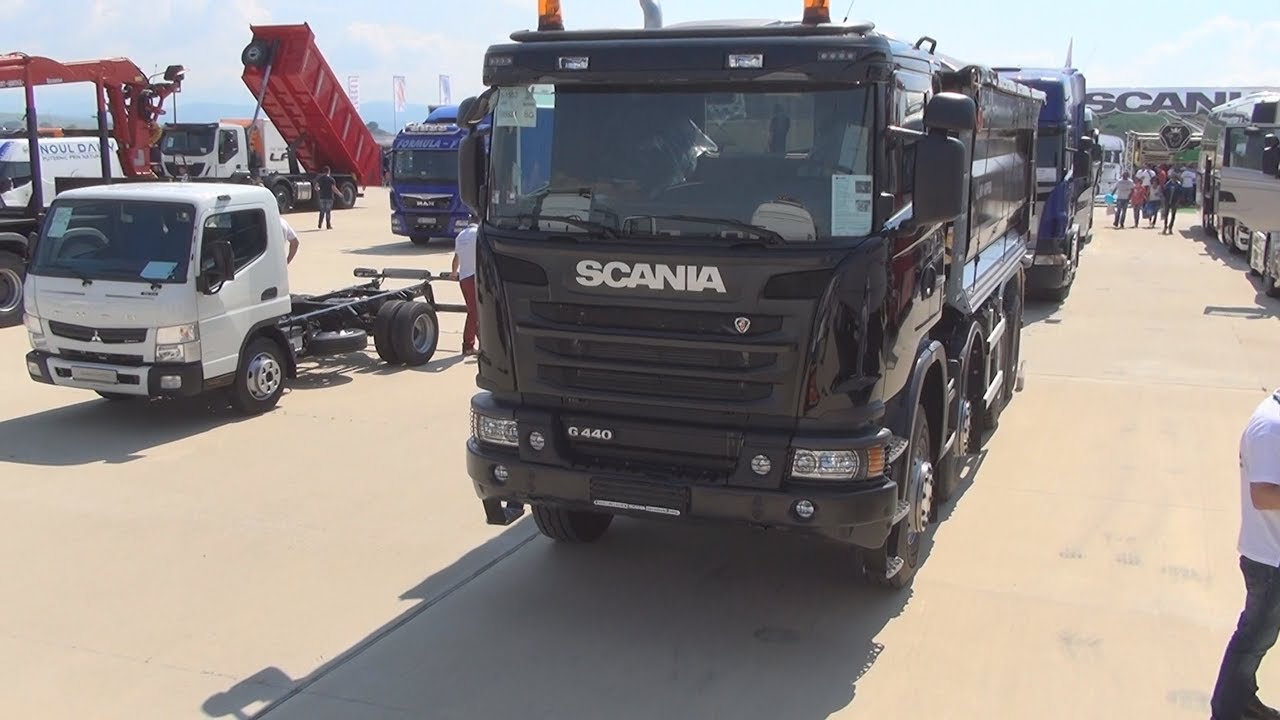 Scania G 440 CB8x4EHZ Euro 5 Off-road Tipper Truck Exterior and Interior