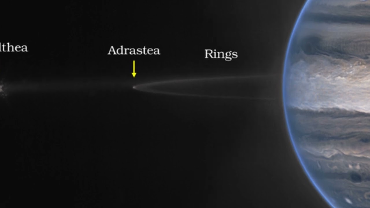 James Webb new image Jupiter's Moon Adrastea