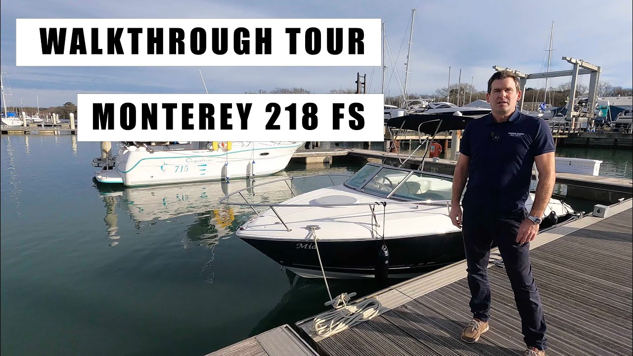 Walkthrough Tour - Monterey 214FS - Brilliant Speedboat with Cuddy Cabin, powered with 4.3l Engine