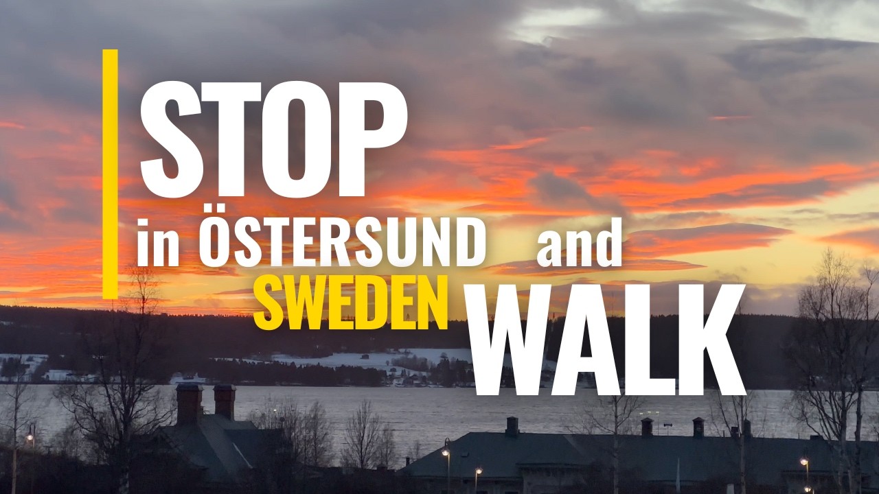 &Ouml;STERSUND WALKING TOUR 2025 / CHRISTMAS  SWEDEN WALK