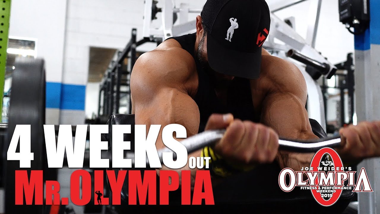 4 WEEKS OUT from the 2019 Classic Physique MR. OLYMPIA