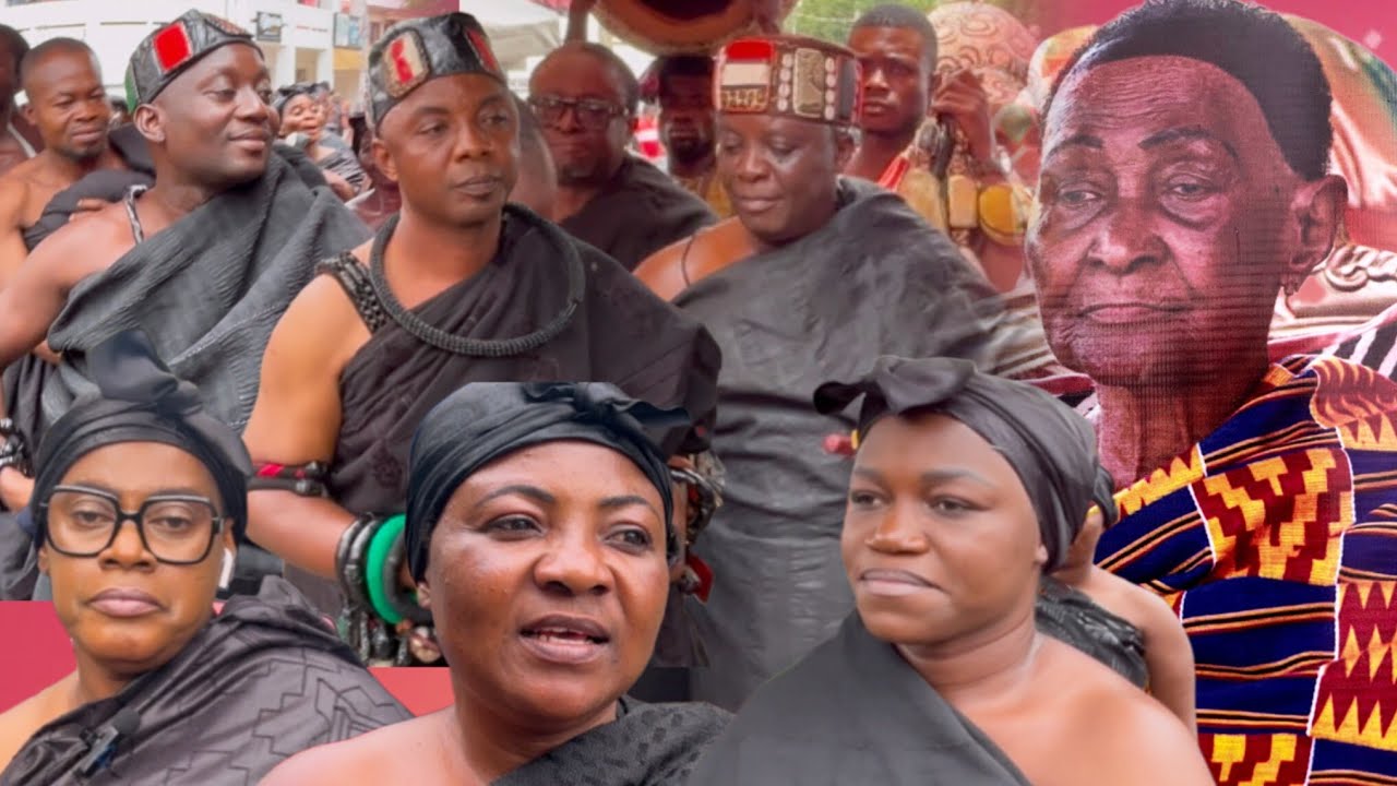 Essumegya Manhene displayed a beautiful traditional dance at Nana Asantehemaa one week