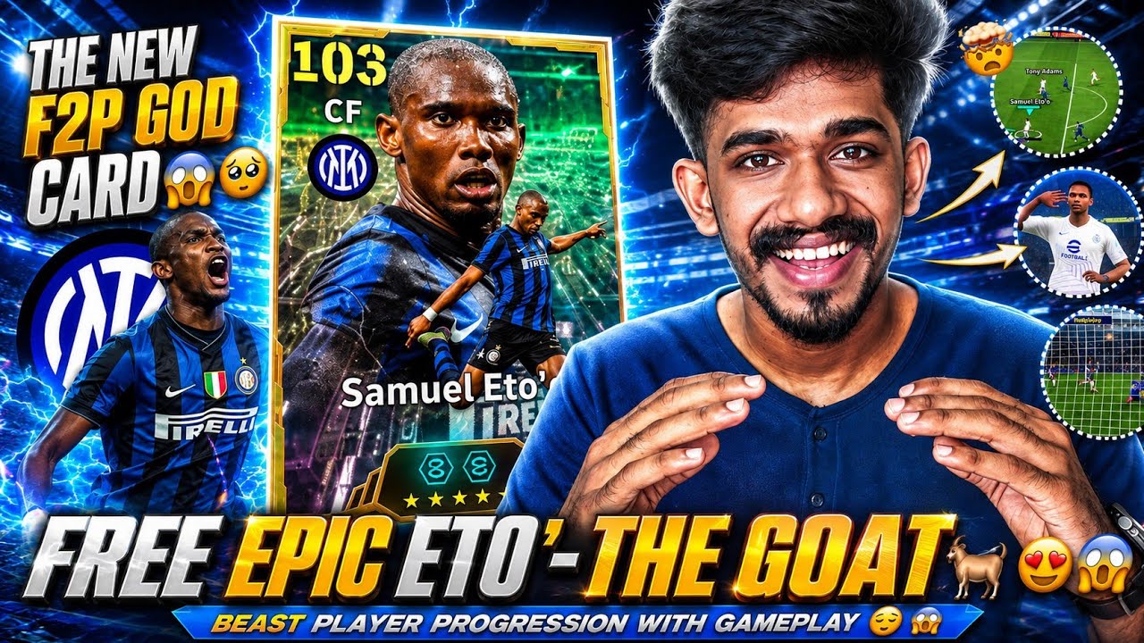 NEW F2P GOD CARD🐐😍🤯104 Free Epic ETO insane Player Review with Gameplay 💀 in Efootball27 🔥 Best or 🤕
