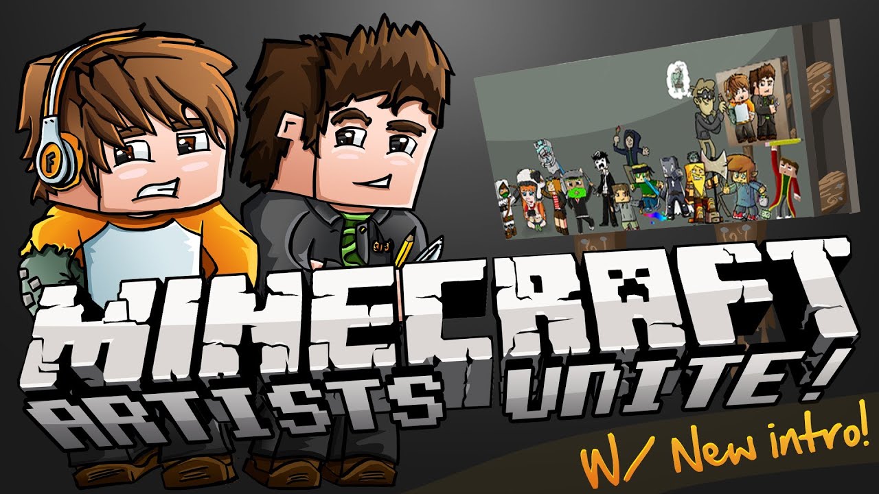 Minecraft Artists Unite - Speedart (w/ New Intro)