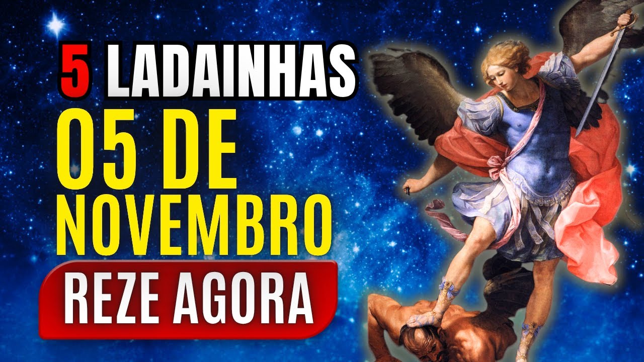 O Poder Das 5 Ladainhas de Hoje. Reze Comigo Agora