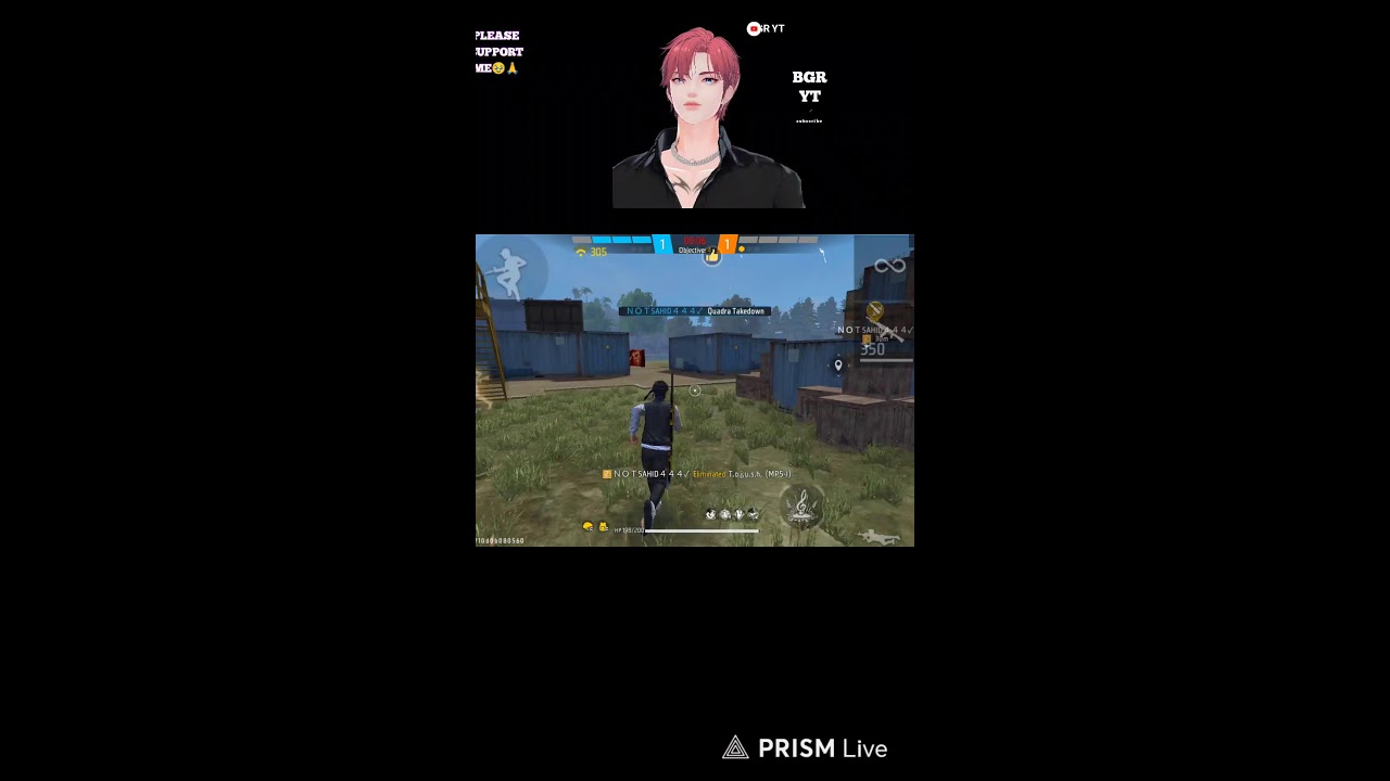 Free fire Live streaming of BGR YT