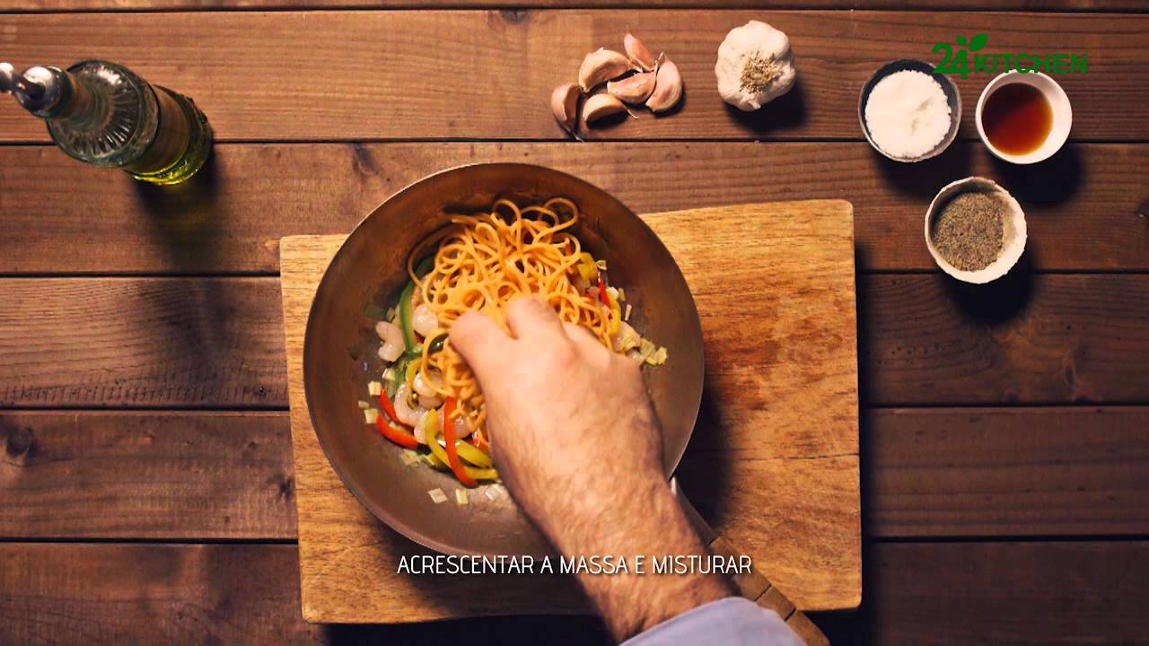 Esparguete Picante Milaneza com Camarão