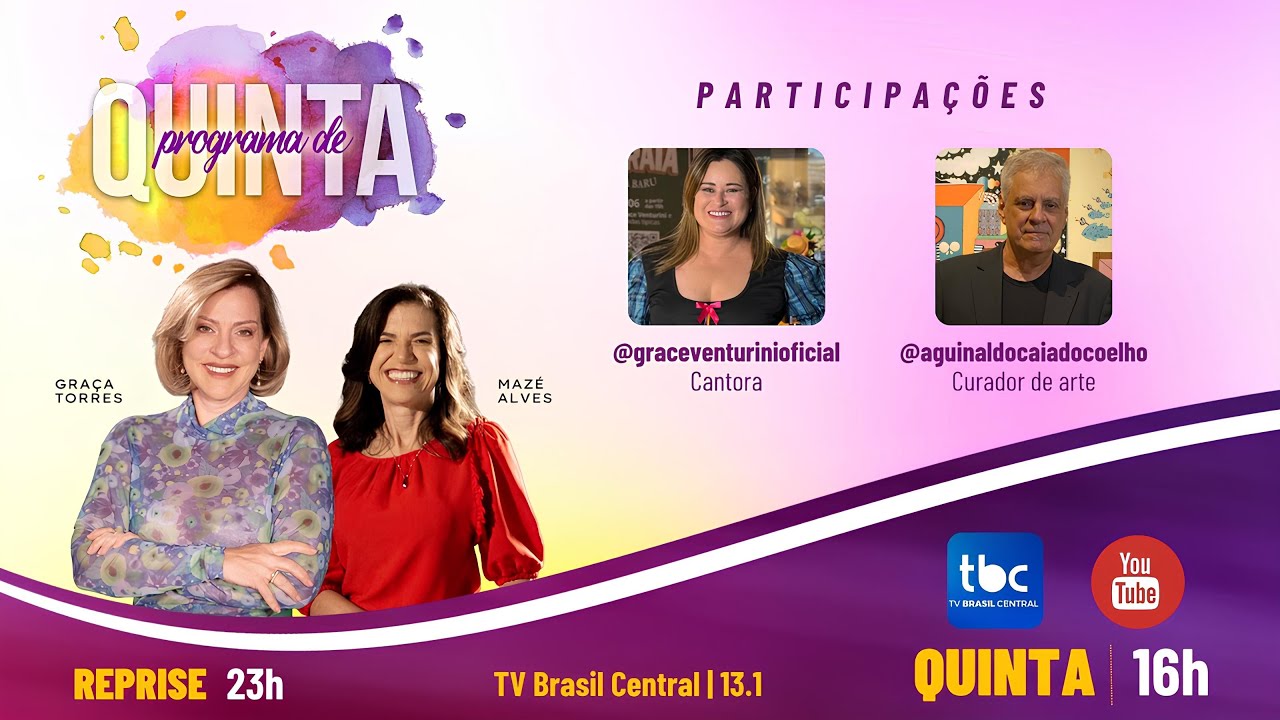OS CAMINHOS EVOLUTIVOS DA MÚSICA E DAS ARTES VISUAIS OCUPAM O PROGRAMA DE QUINTA | 06/11/2025