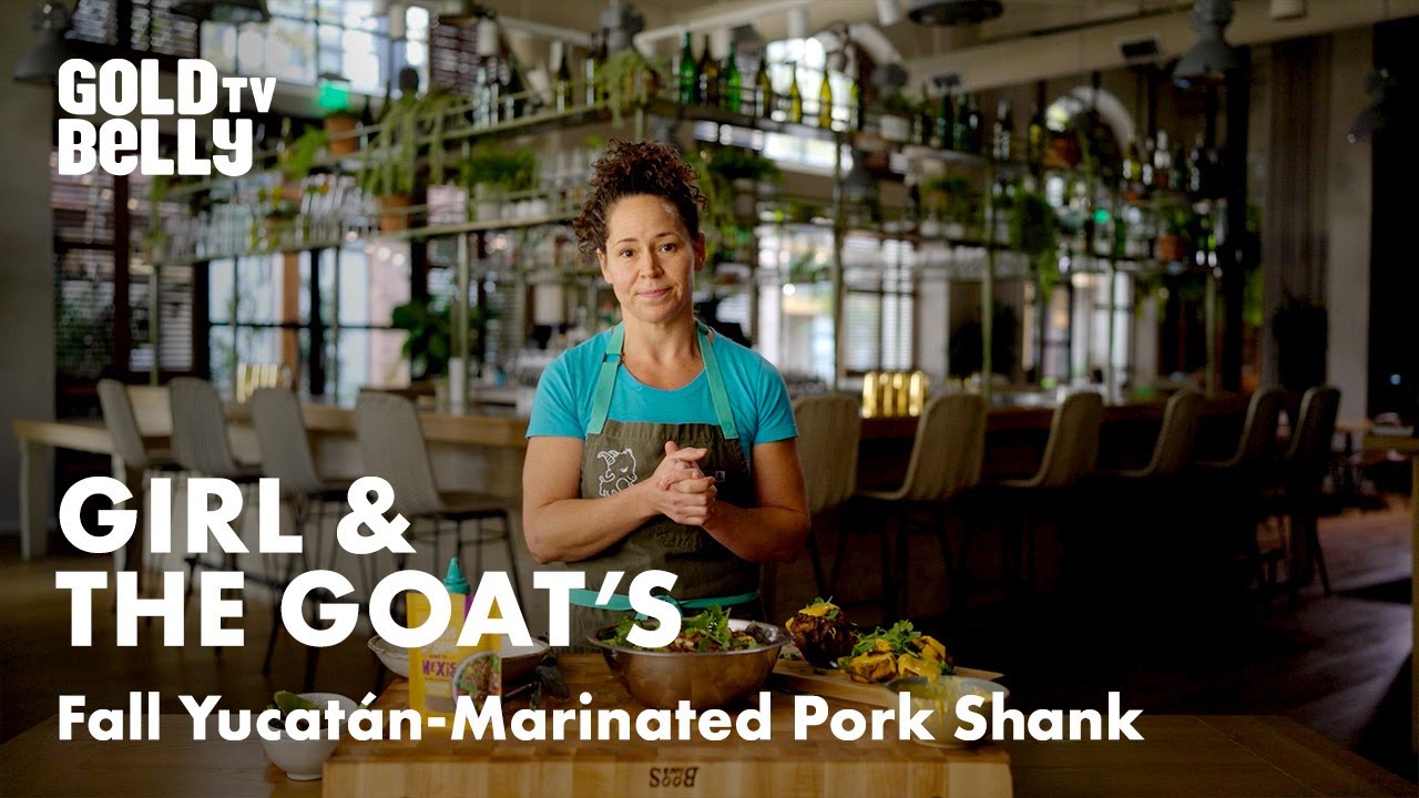 Girl and the Goat's Yucatan Pork Shank Is Crispy, Tender, and Delicious