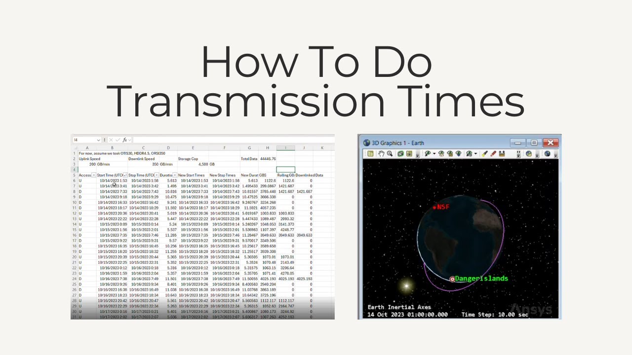 Transmission Times | StellarXplorers Application