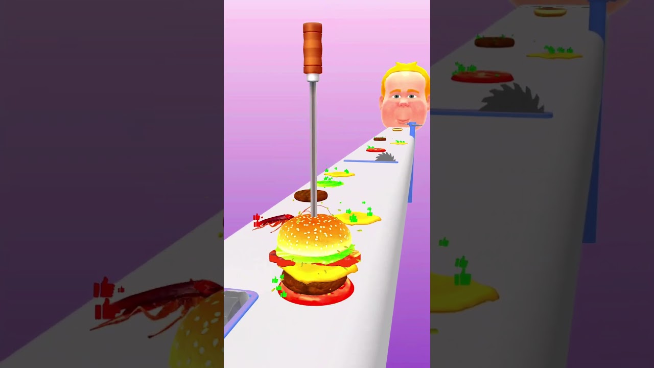 Pepper Burger XXL Sandwich Runner #56 #fun #sandwichrunner #mobilegame #shorts #burger