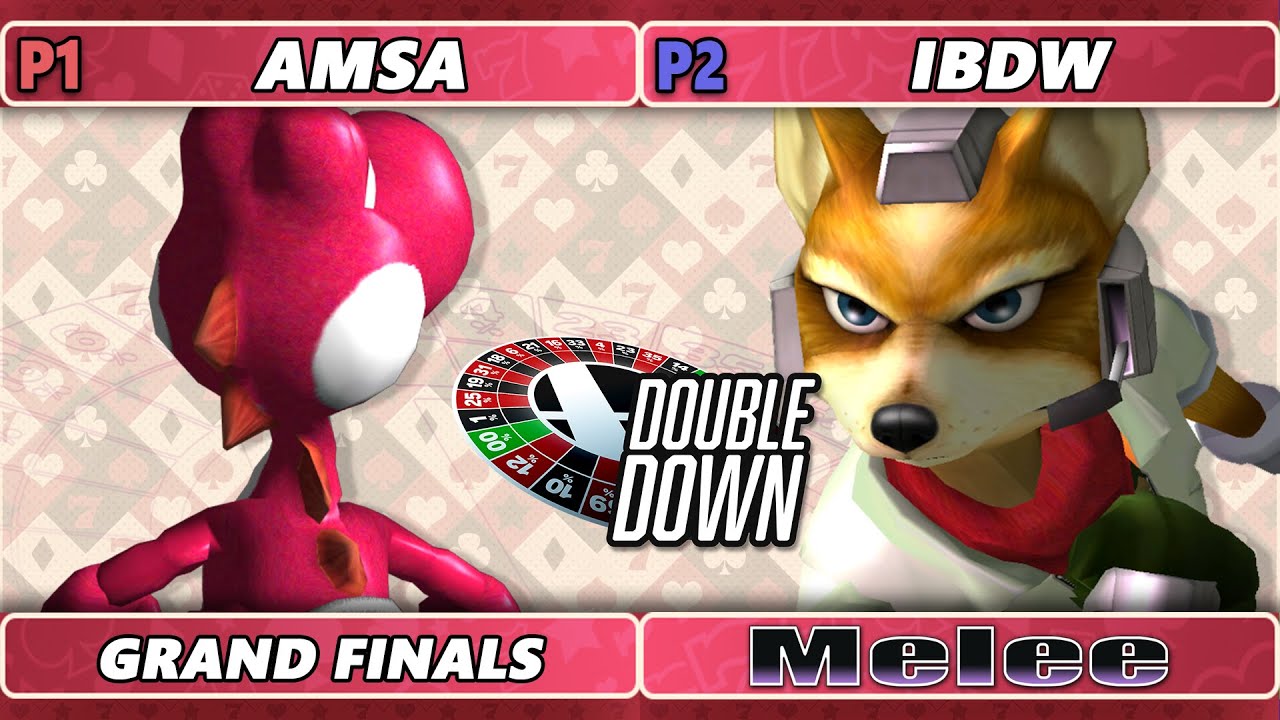 Double Down 2022 GRAND FINALS - aMSa (Yoshi) Vs. iBDW (Fox) SSBM Melee Tournament