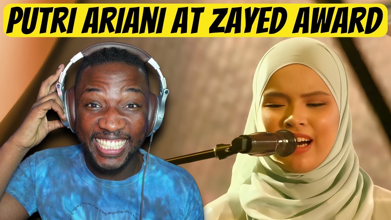 Putri Ariani At Zayed Award for Human Fraternity Reaction