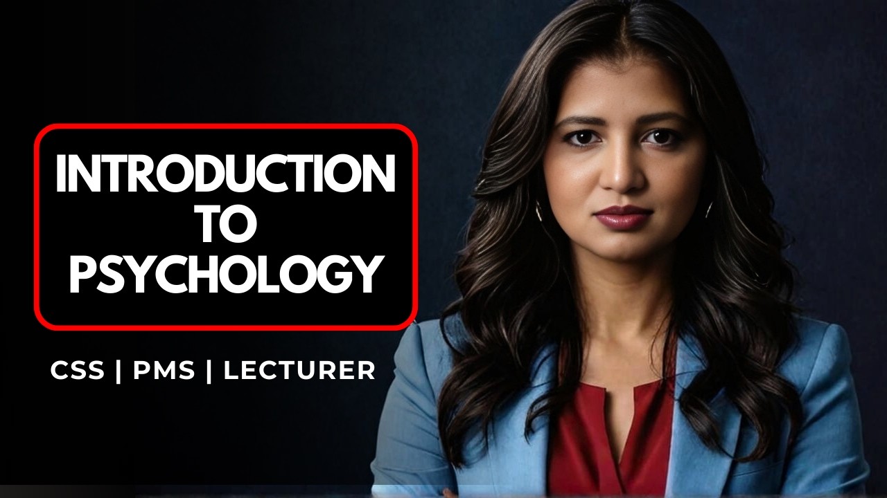 Introduction to Psychology: Scope & Career Options | CSS, PMS & Lecturer Exam Prep | Episode 1