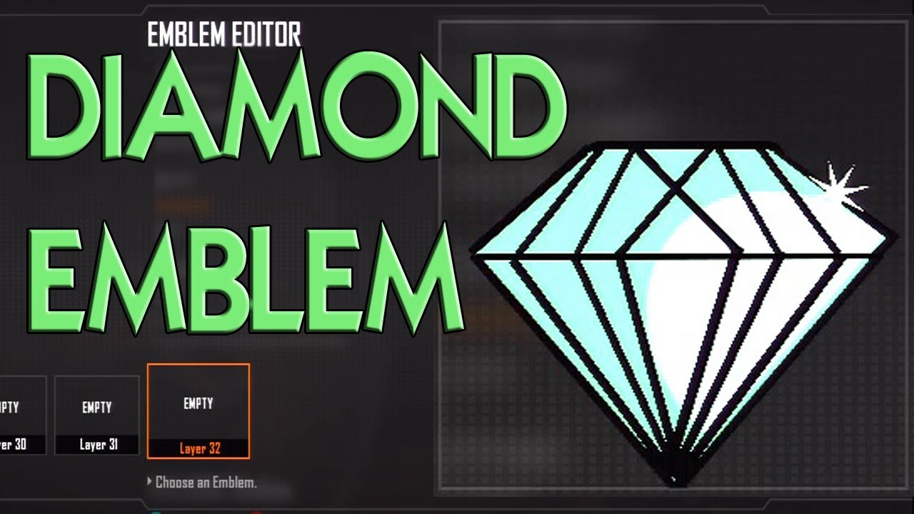 Black Ops 3 - EPIC Diamond Emblem Tutorial - Black Ops 2