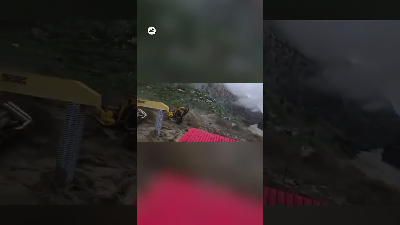 Severe flash flooding after a cloudburst in Tamak, India.