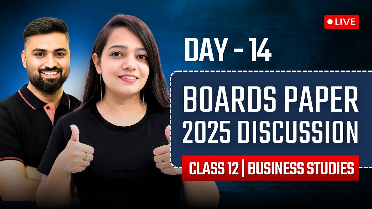 BST BOARDS 2025 PAPER DISCUSSION | CLASS 12 ISC | BST | DAY 14 | SHUBHAM JAGDISH | 8112601234