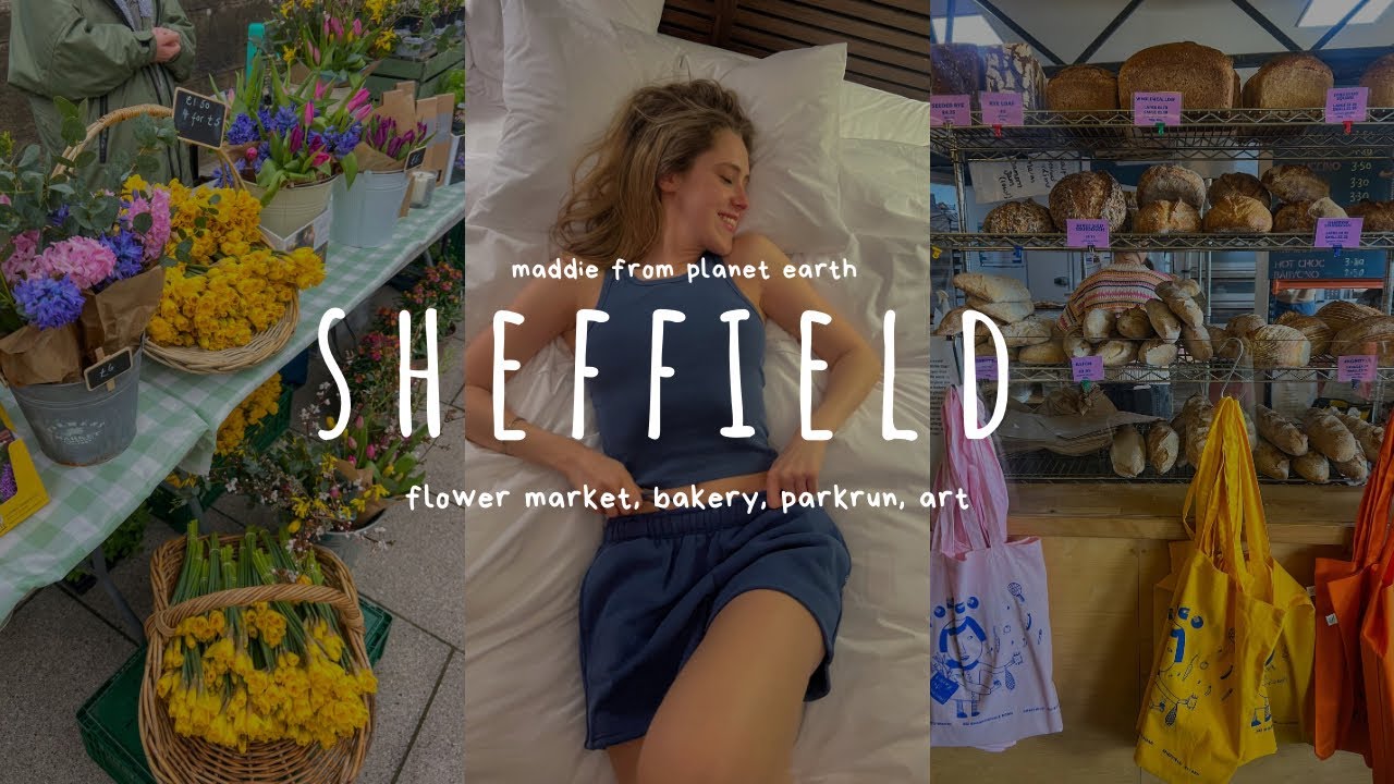 a weekend trip to Sheffield: where to eat, monthly flower market, parkrun, independent bookshop