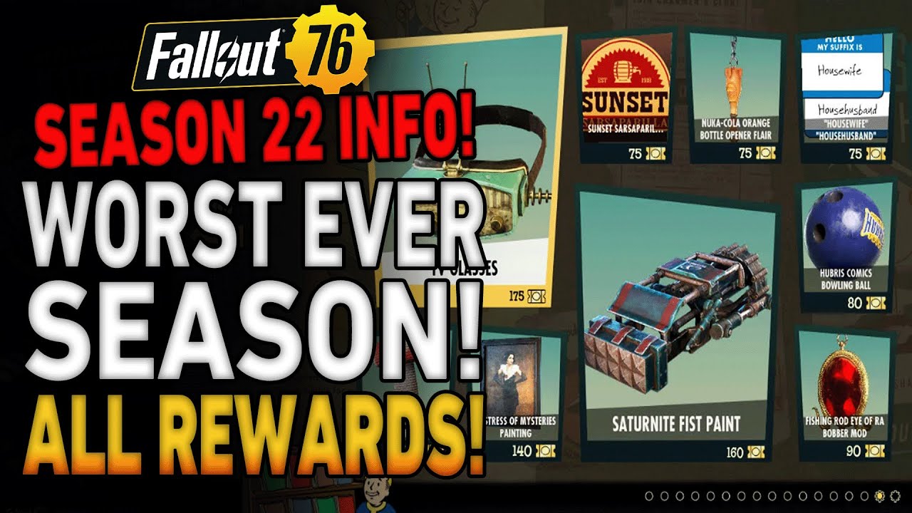 Fallout 76 Season 22 Rewards are NOT What We Expected...