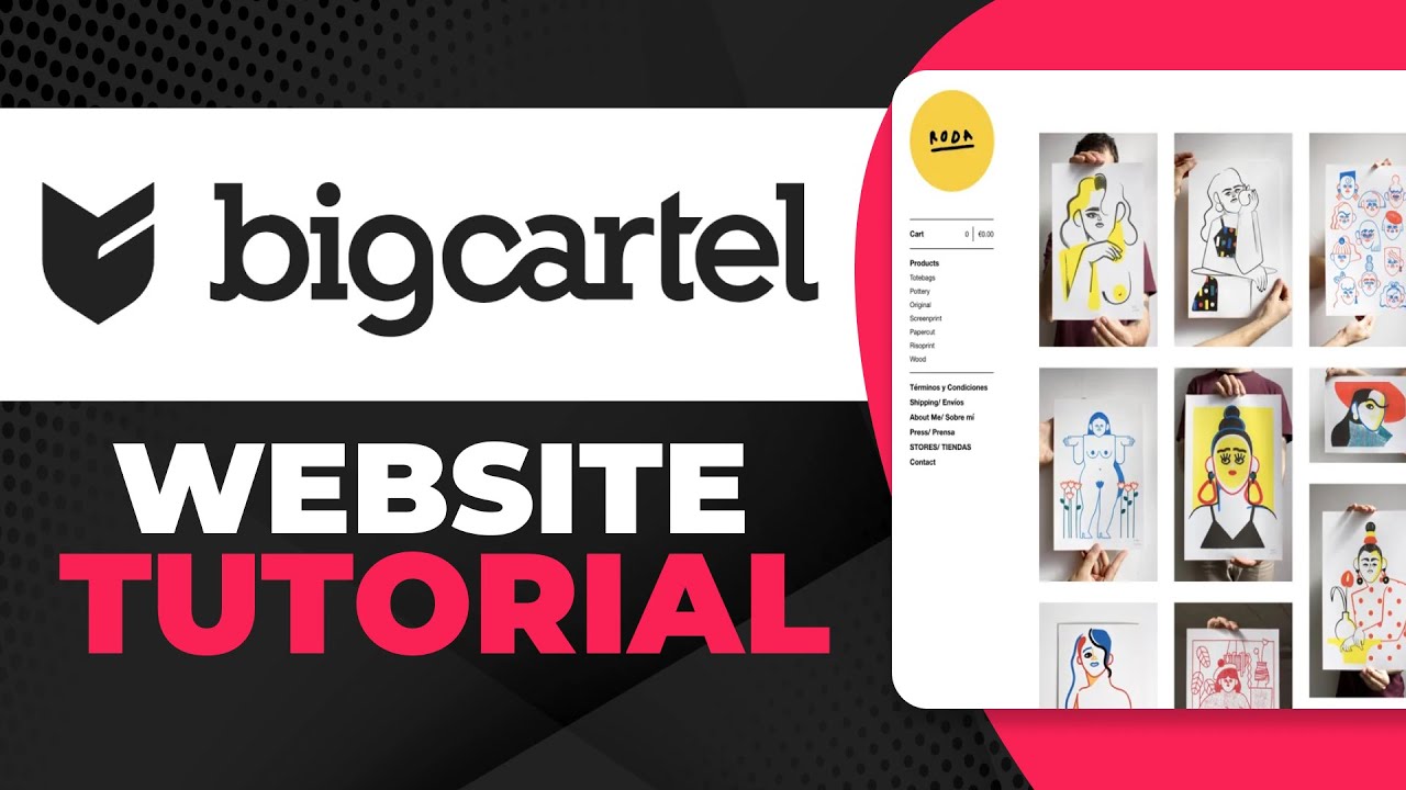 How To Make a Website on Big Cartel