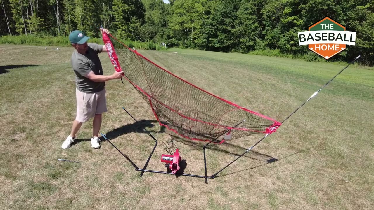 How to Install the Double Play Pitch Back Machine ⚾  Fast Setup for Better Fielding & Throwing