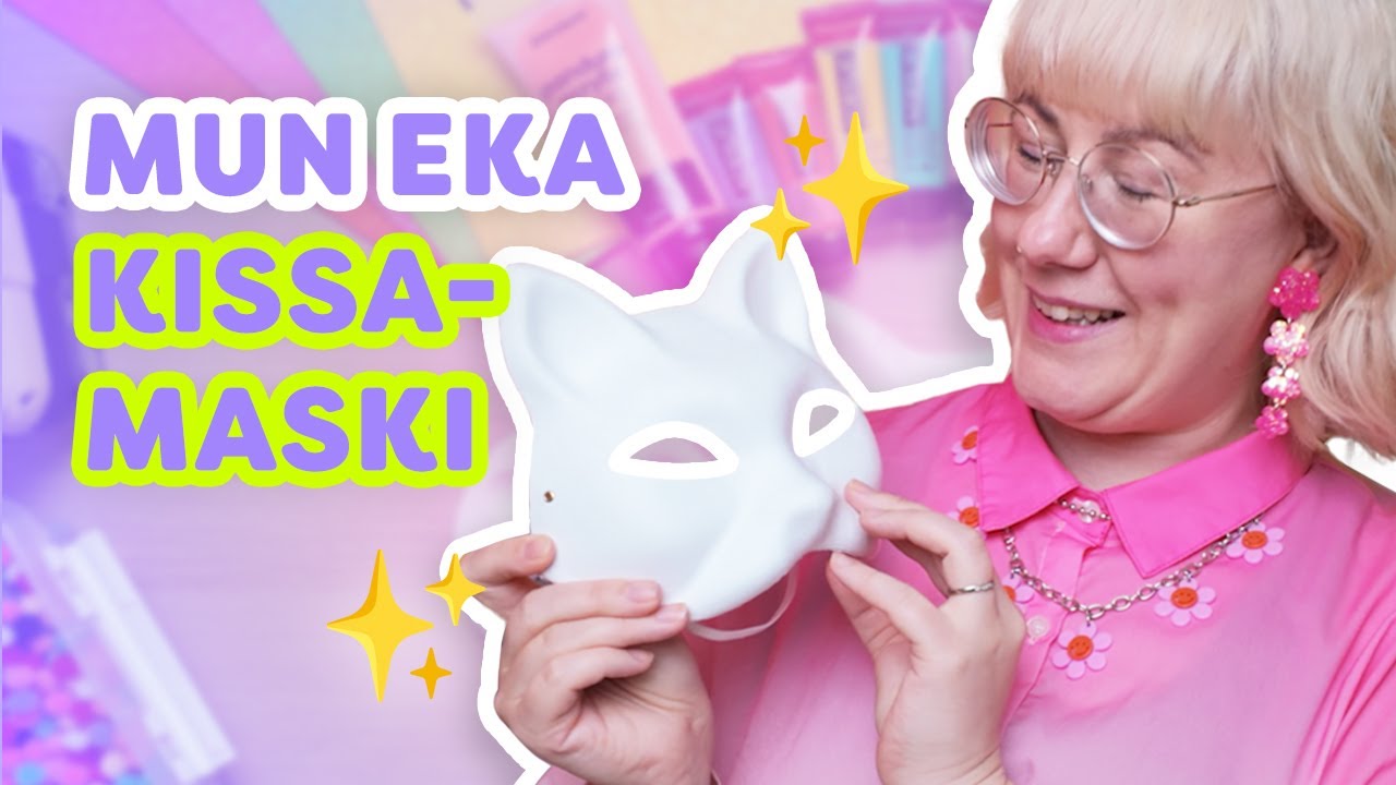 Koristelen mun EKAN KISSAMASKIN 😱😍 ♡ DIY Therian mask ♡