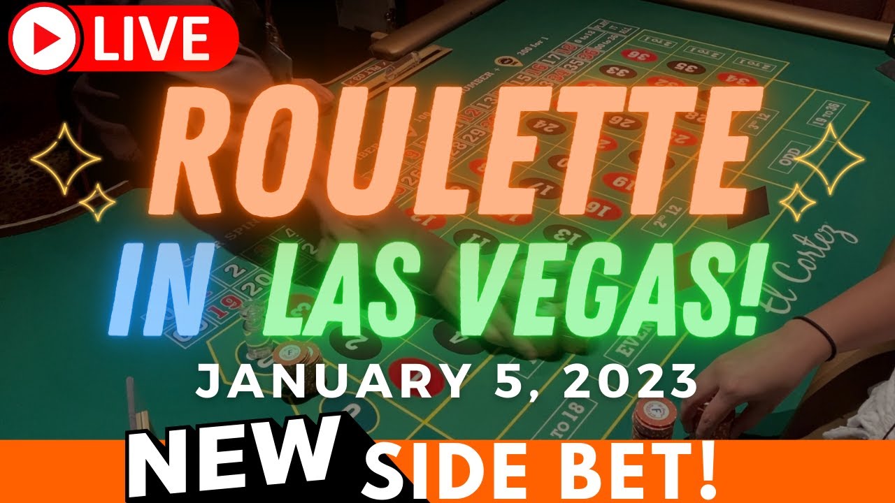 WOW! ☻ LIVE ROULETTE IN VEGAS 🤍 *NEW* Side Bets! GOLD MARKER VIBES?!! 😬 → January 5, 2023