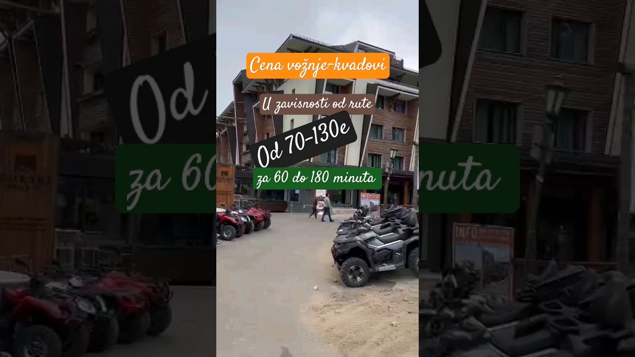 CENE NAJPOPULARNIJE VOŽNJE KVADOVIMA NA KOPAONIKU 🏍️💯#kvadovi#kopaonik#planina#apartmani#apartments