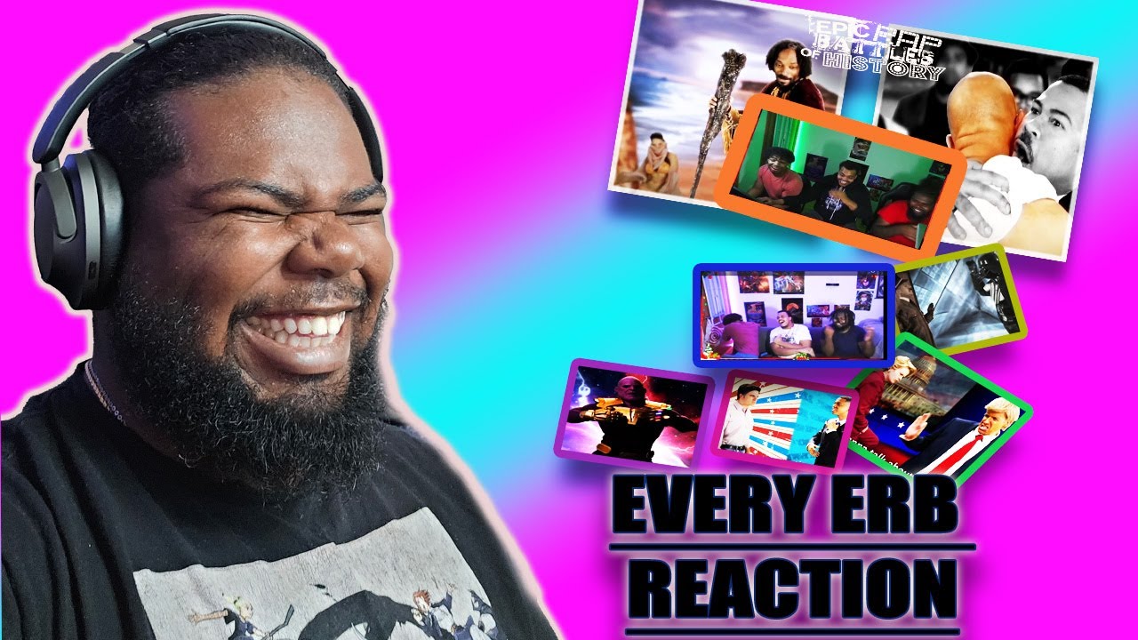 7 HOURS OF EPIC RAP BATTLE,  DIZZY STUDIOS, EVERY REACTION VIDEO!! P 1-10