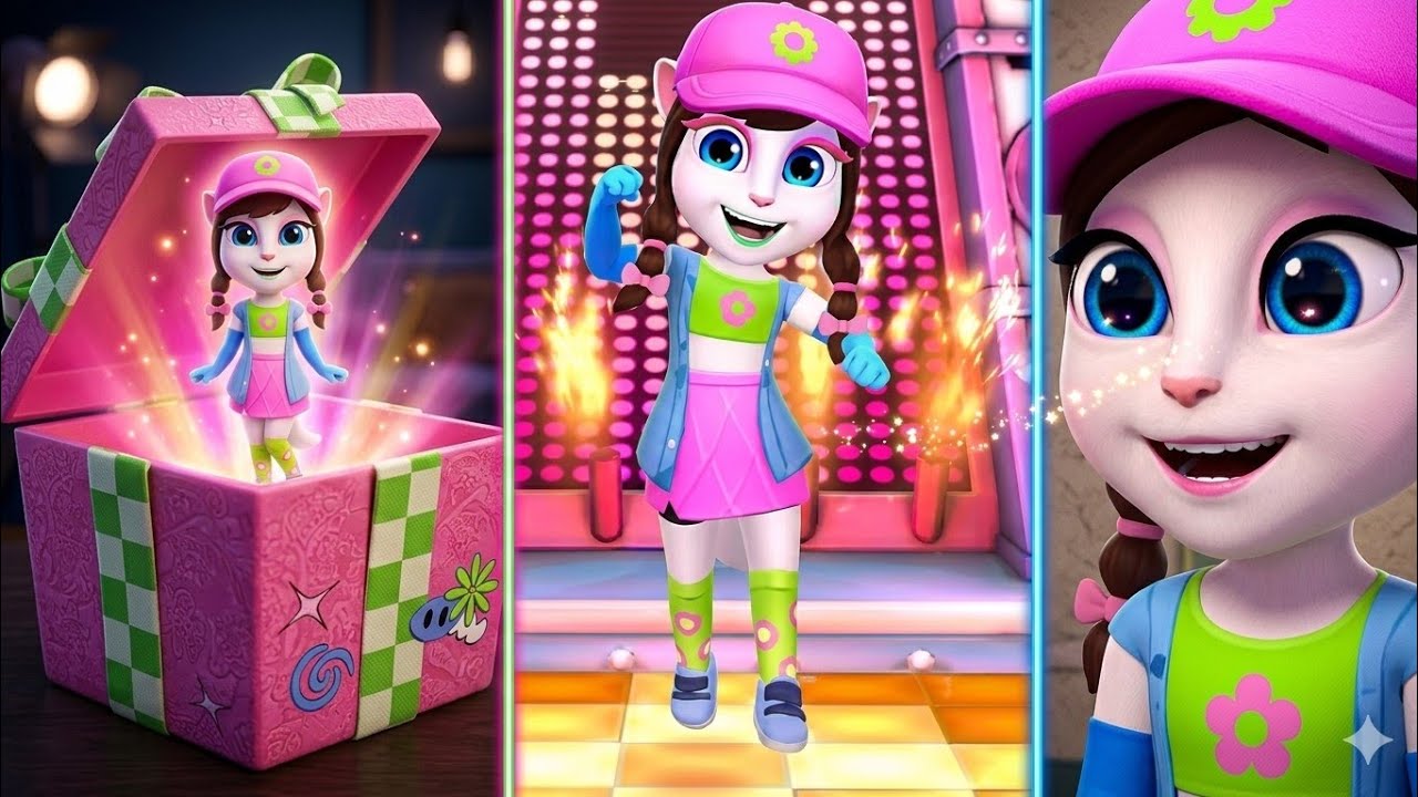 My Talking Angela 2 Lunar New Year update Gameplay Android ios 