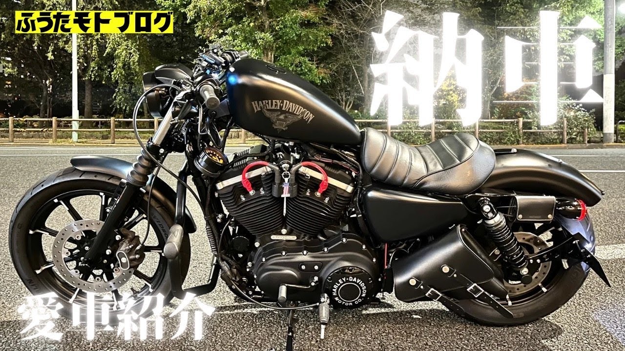 【納車後の愛車紹介】カスタム紹介 初披露 ｜Harley｜XL883n iron｜Gopro10｜Japan【4K】