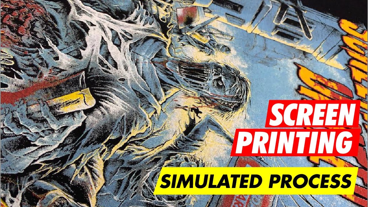 SCREEN PRINTING. SIMULATED PROCESS SILKSCREEN PRINTING. MANUAL PHOTOSHOP SEPERATION. Zombie Vol 2.