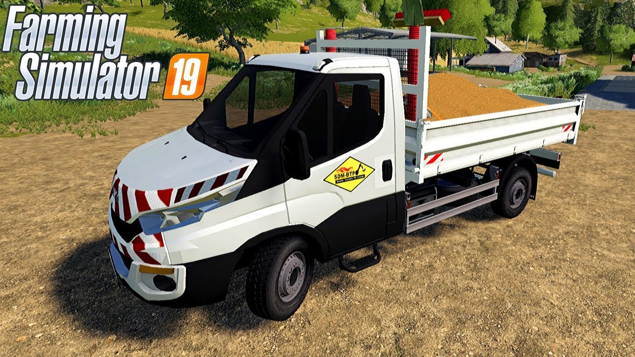 IVECO DAILY BENNE SDM - Farming Simulator 19 Mods #12 | Radex