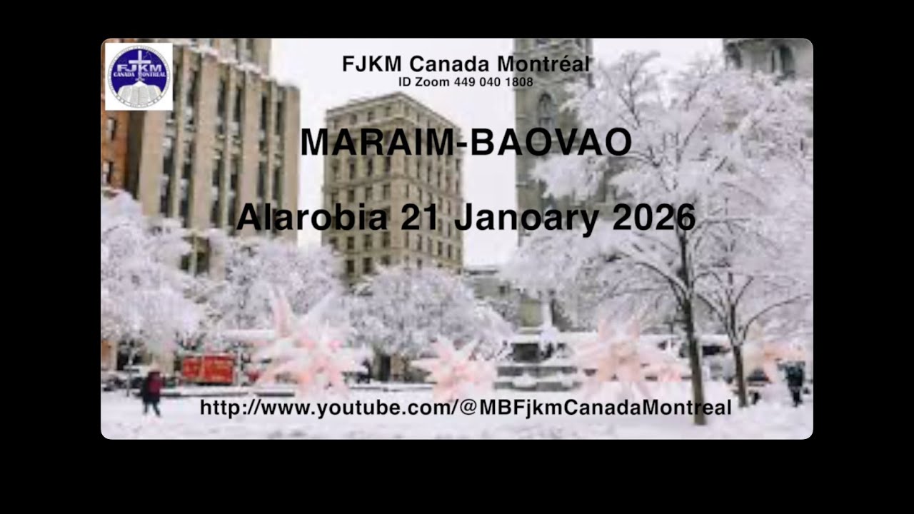 Alarobia 21 Janoary 2026