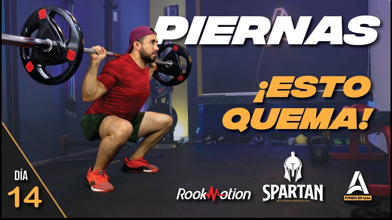 Rutina de Pierna 🔥 Hipertrofia Acelerada ✅  Spartan día 14