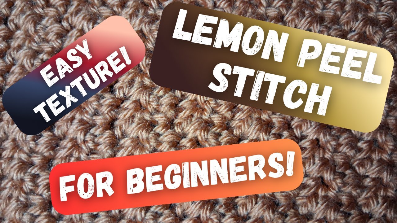Try this EASY textured stitch! - Crochet for Beginners