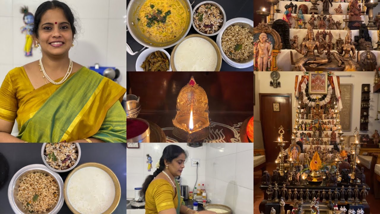 Navarathri | Karamani Sundal | Ambala puzha Payasam | Ellu Podi Rice |Chow Chow Karamani Kootu