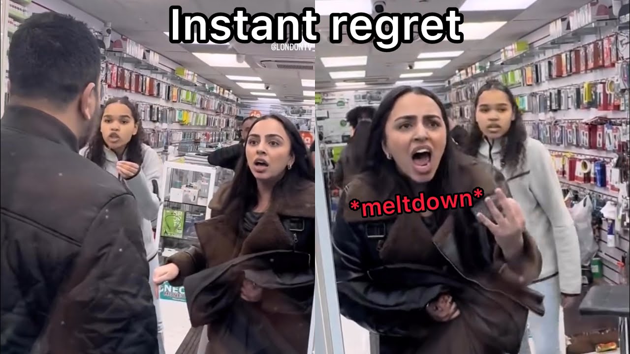 Group Of Women INSTANTLY REGRET Stealing From Man