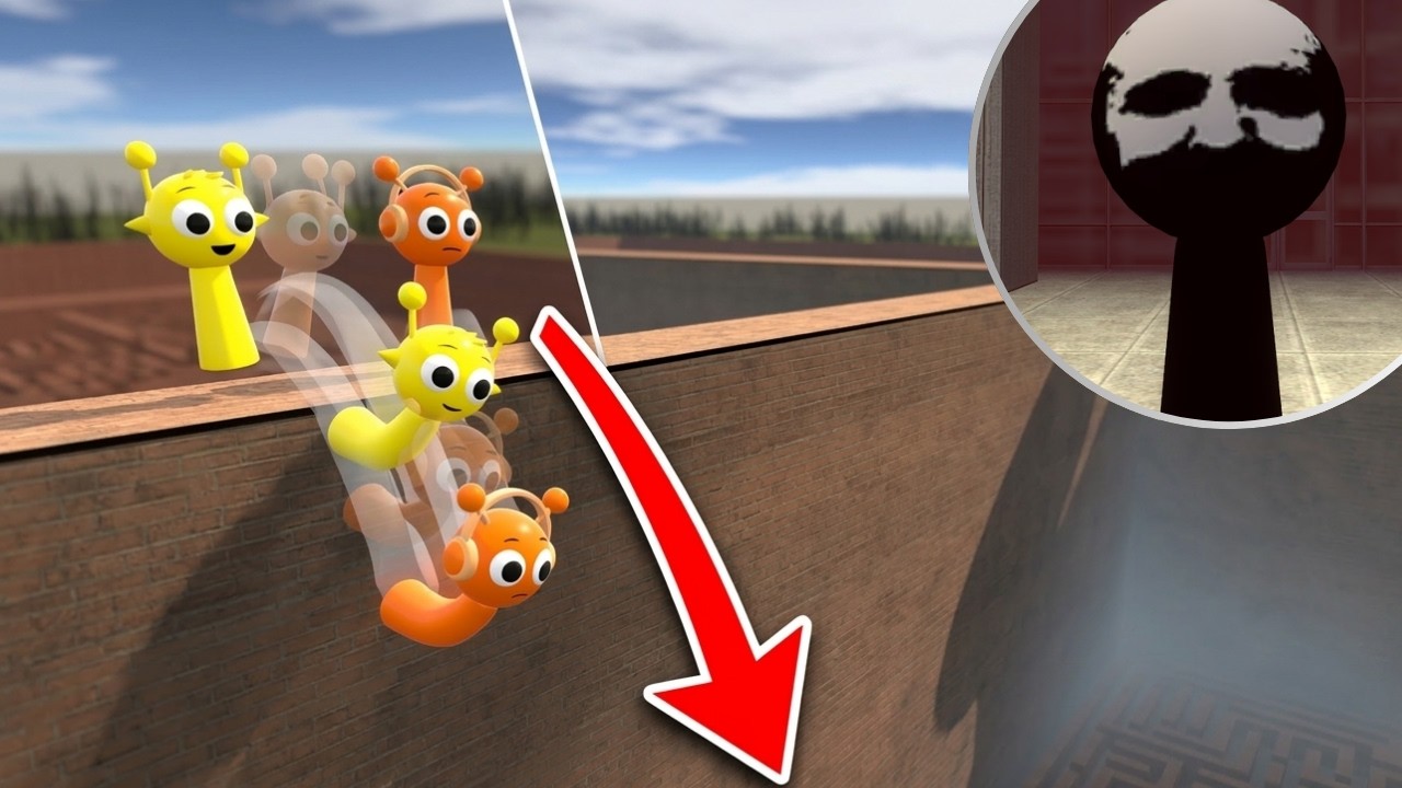 SPRUNKI BLACK CONTROLS THE KIDS (GARRY'S MOD) [NEXTBOT]