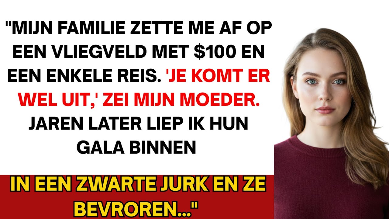 Mijn ouders lieten me achter op de luchthaven—vele jaren later liep ik hun goededoelengala binnen...