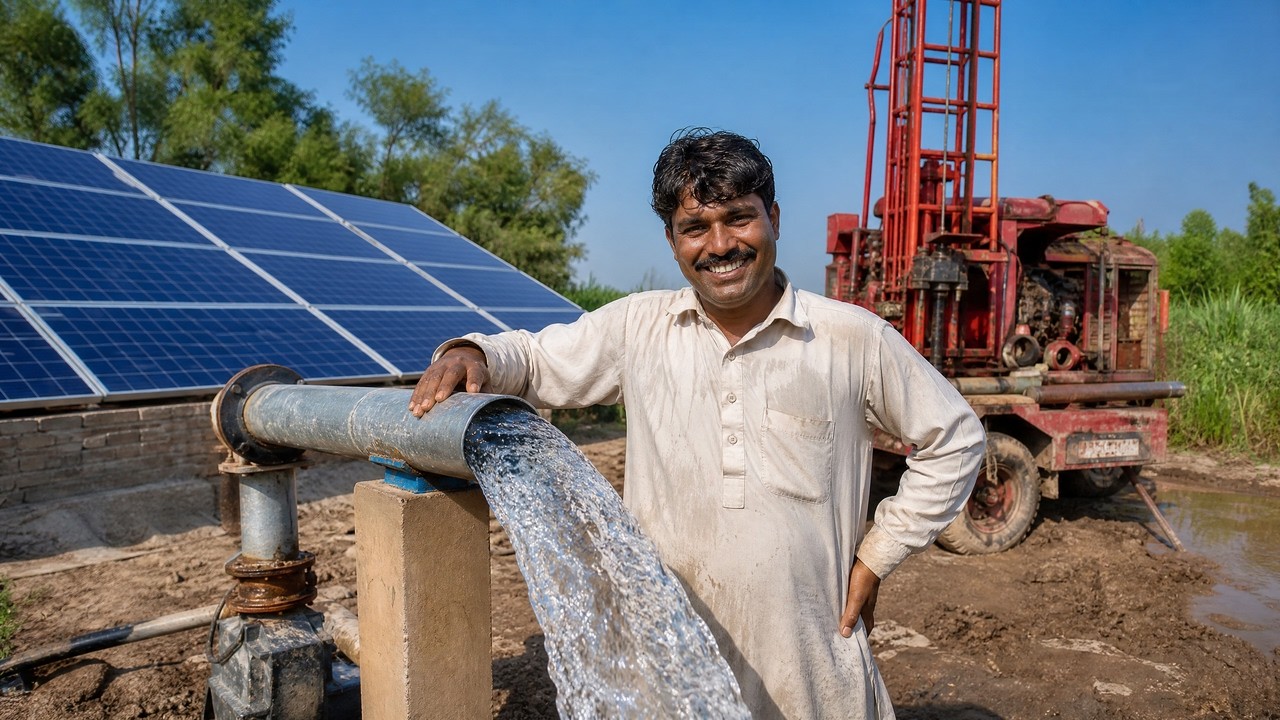 Complete Process of Solar Tubewell Boring for Village Crops | Toolgenie
