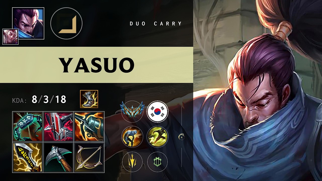 Yasuo ADC vs Xerath (DK Lucid) - KR Challenger Patch 26.15