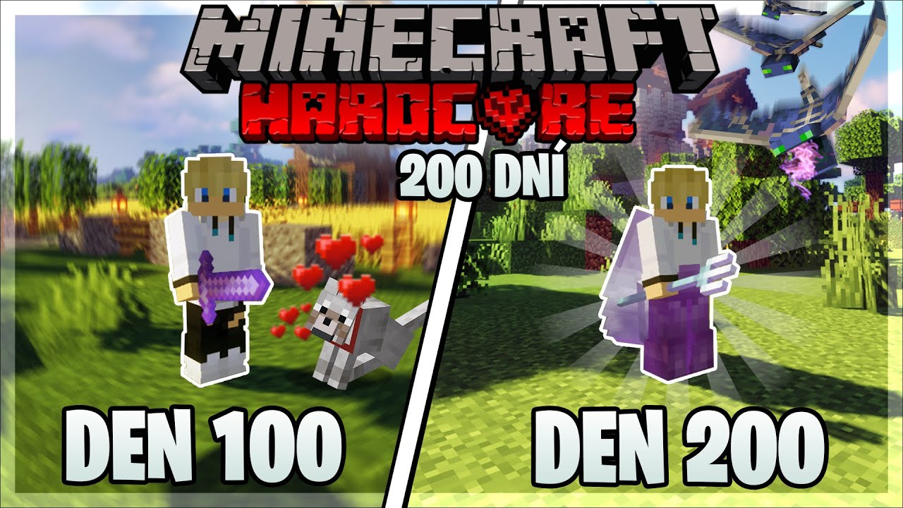 Přežil jsem 200 dní v Minecraft Hardcoru... a tohle se stalo