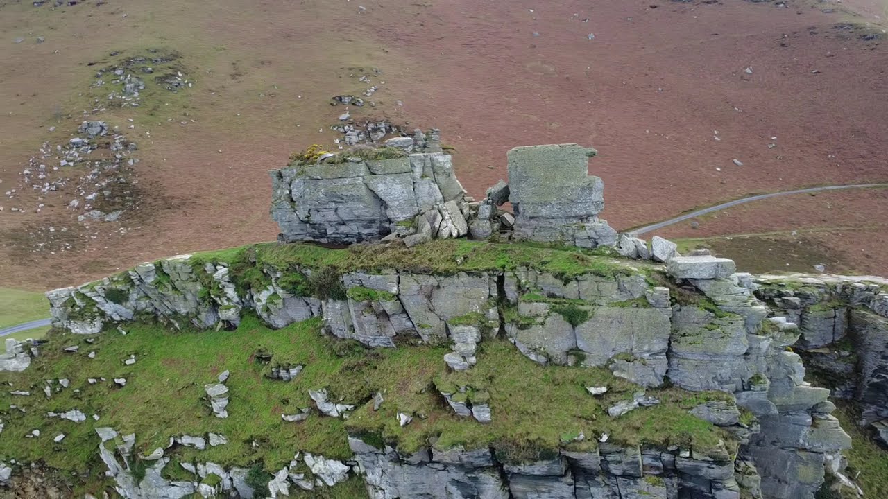 Castle Rock In The Valley Of Rocks, Lynton, Devon.