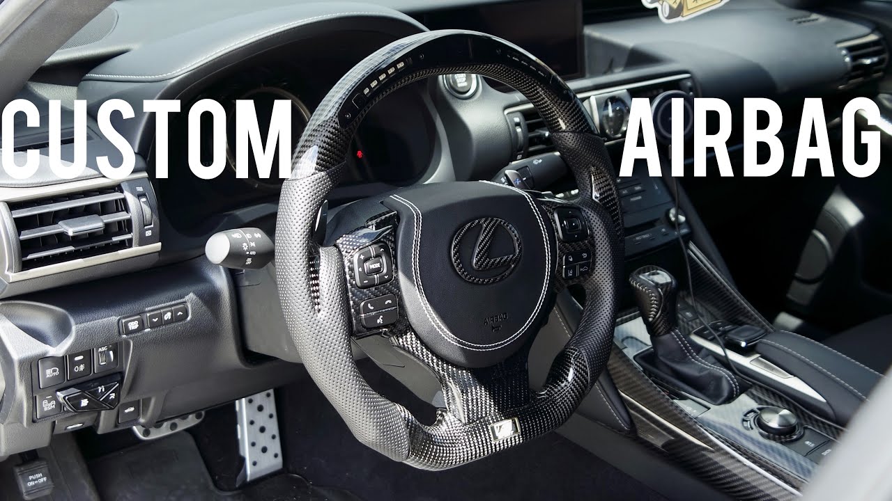 HOW TO INSTALL CUSTOM AIRBAG COVER | LEXUS 3IS