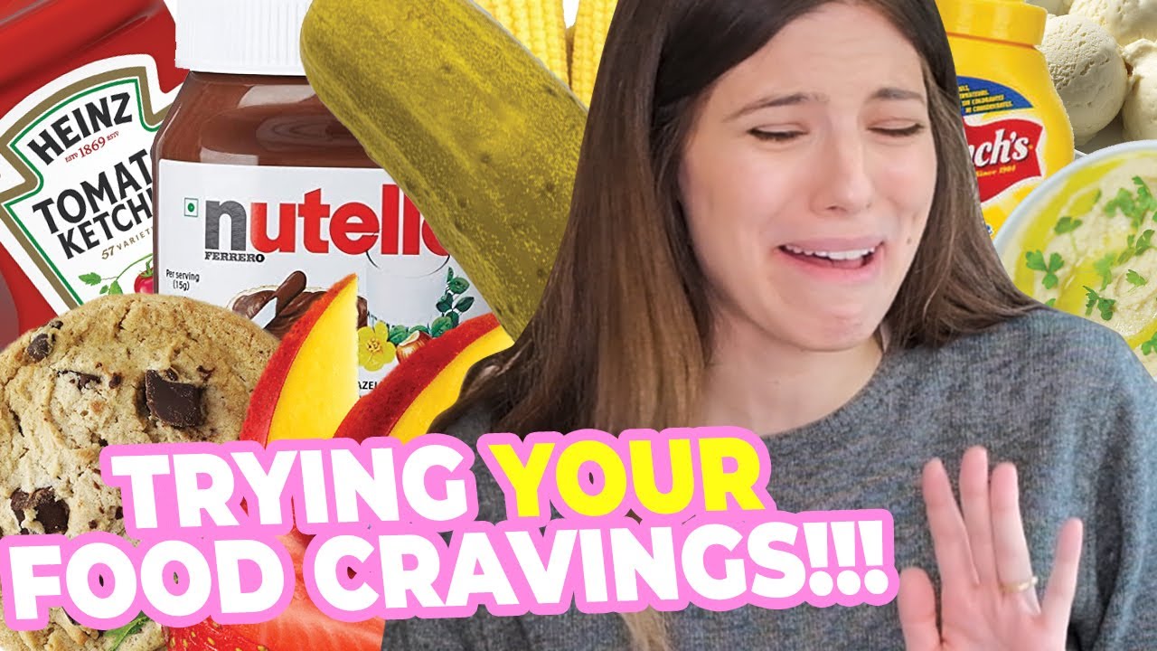 Trying Your Weird Pregnancy Food Cravings!!