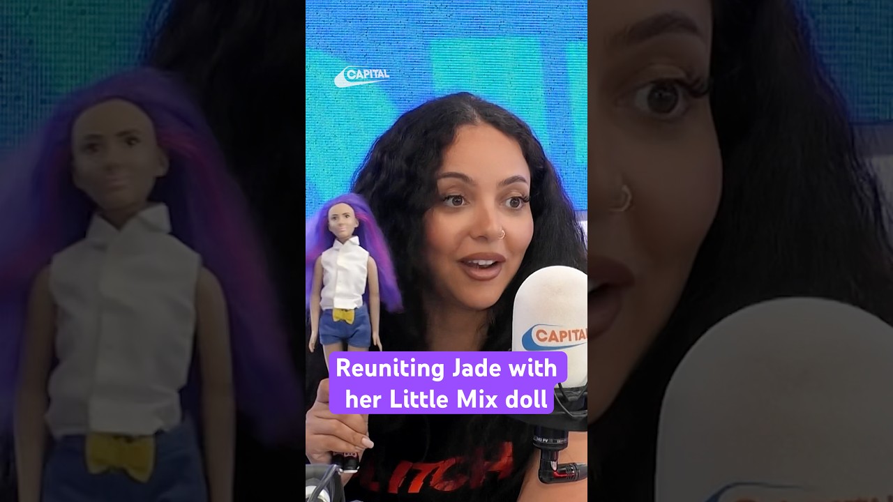 JADE's HILARIOUS reaction to her Little Mix doll 😂 