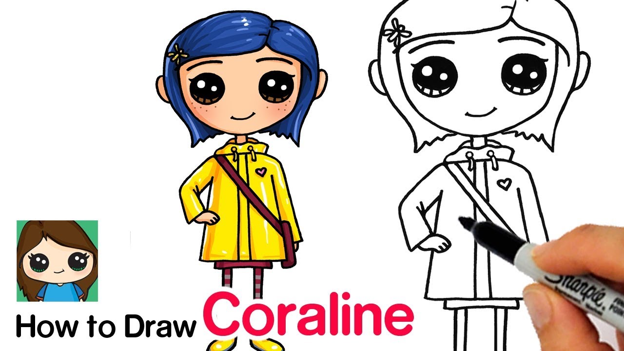 How to Draw Coraline Easy