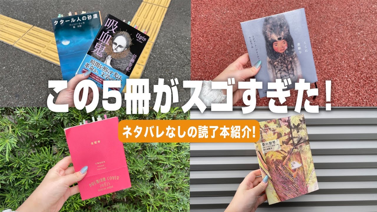 忘れられない読了本5冊｜孤独と優しさをめぐる読書｜最近読んだ本