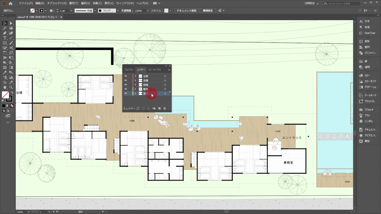 [Illustrator2-1] 図面作成時の設定
